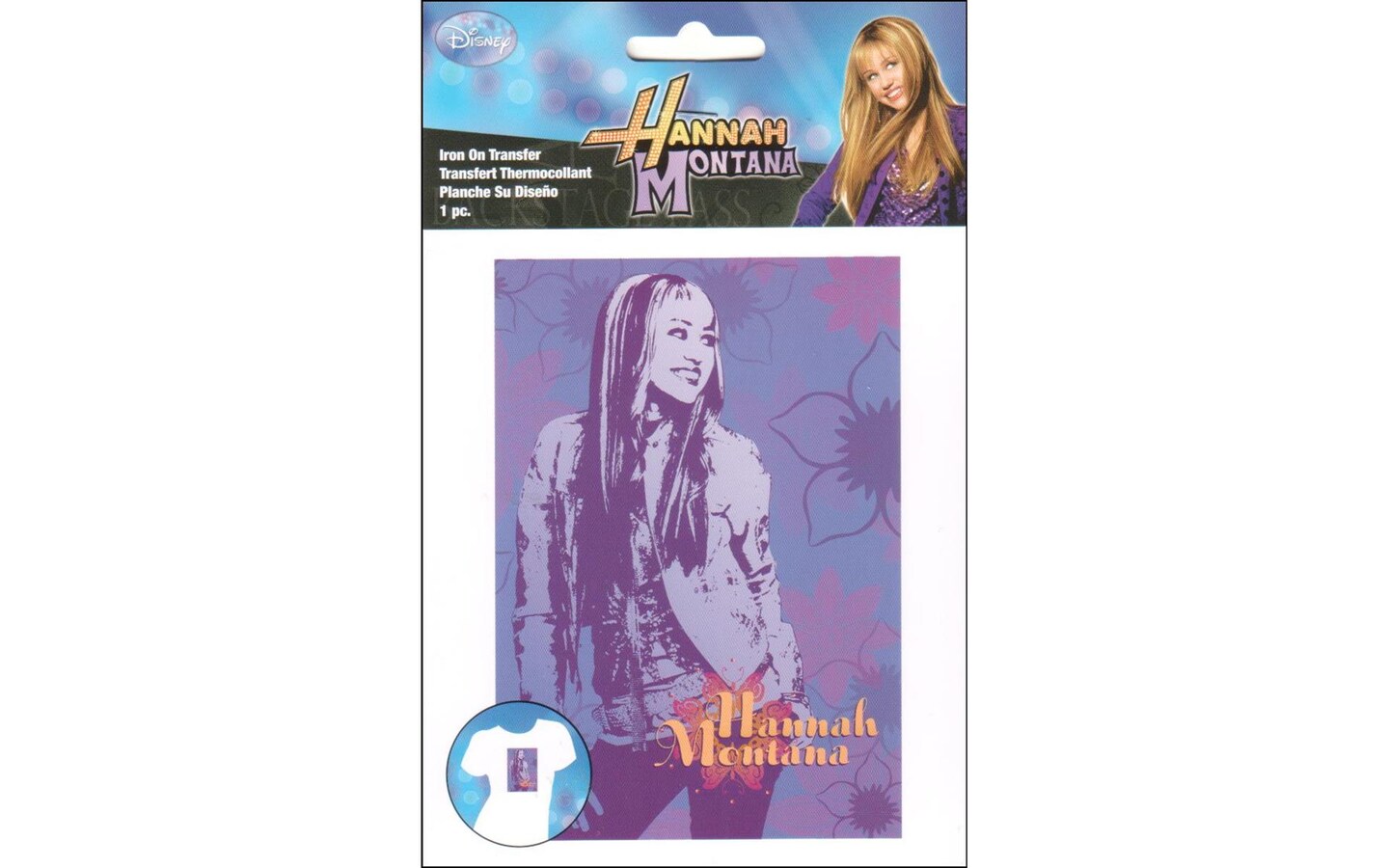 Wrights Iron On Transfer Disney Hannah Montanapose