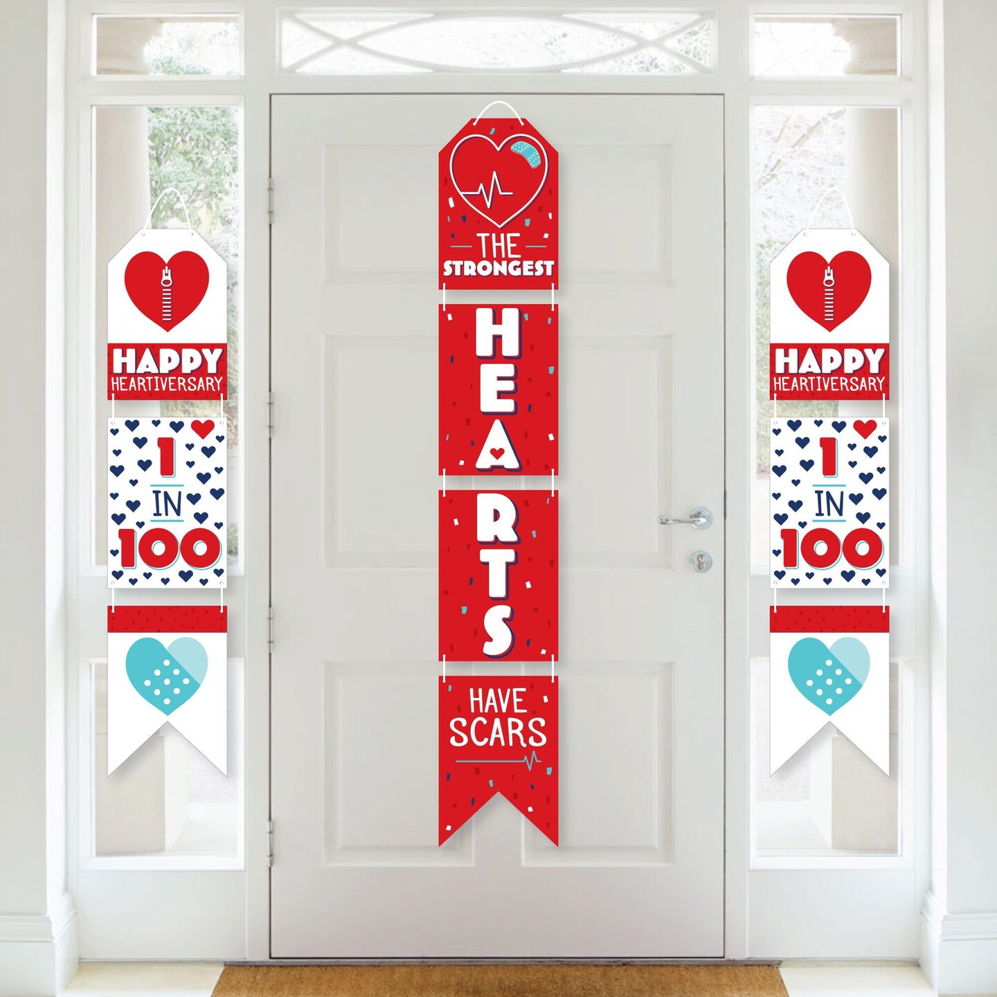 Big Dot of Happiness Happy Heartiversary - Hearts Decorations DIY