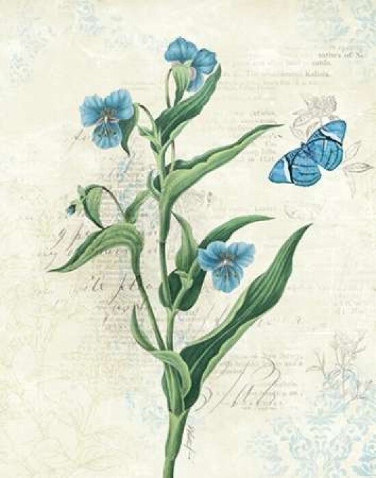 Booked Blue I Poster Print by Katie Pertiet - Item # VARPDX16818