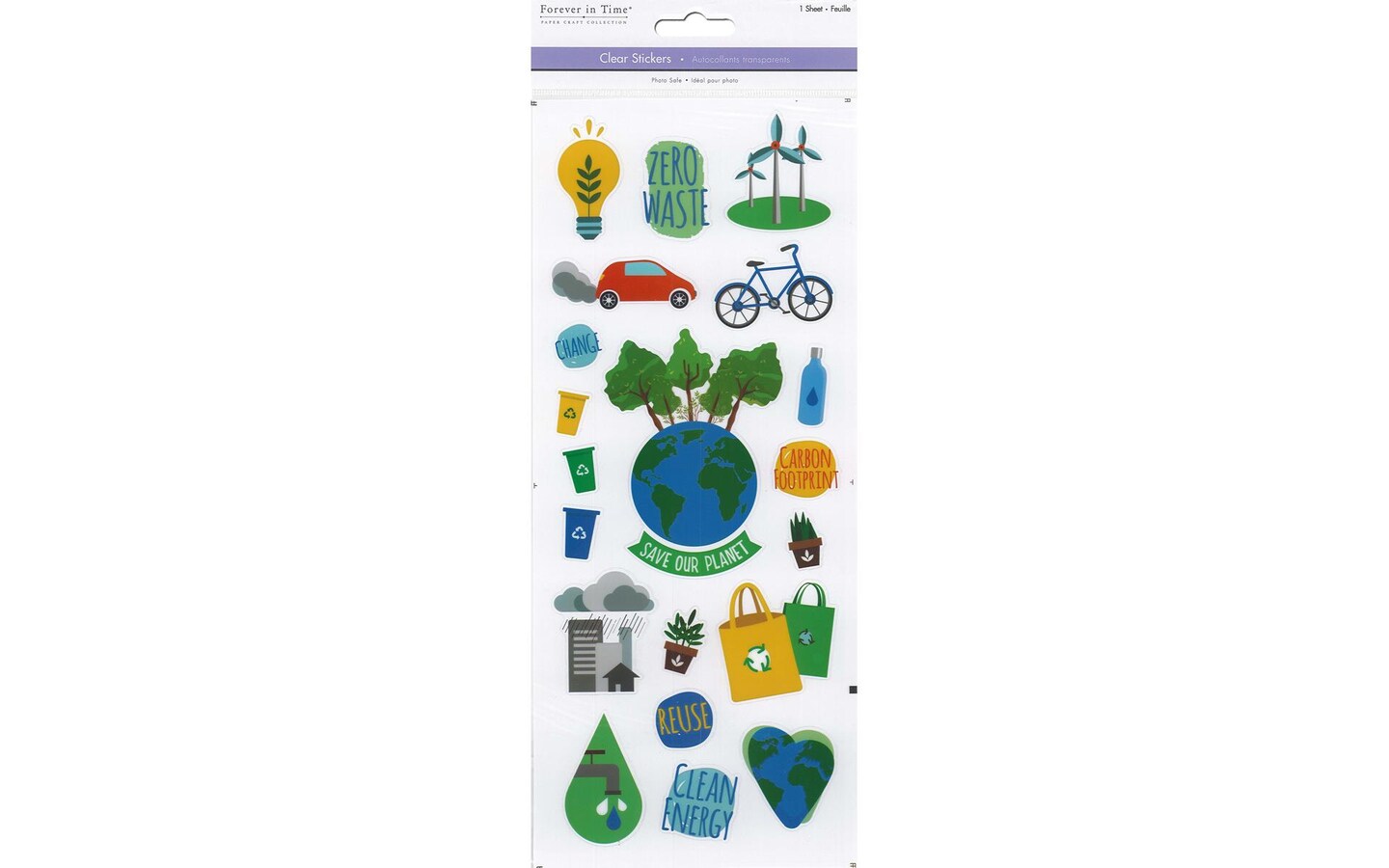 Multicraft Sticker Clear Climate Change