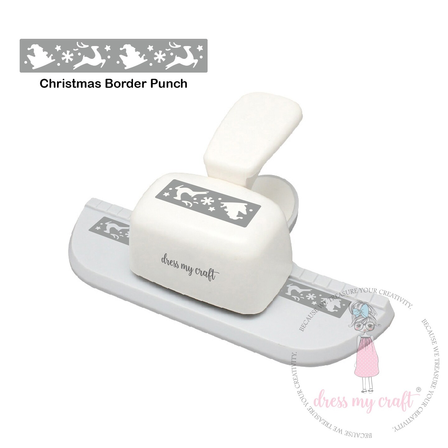 Dress My Craft Punch-Christmas Border
