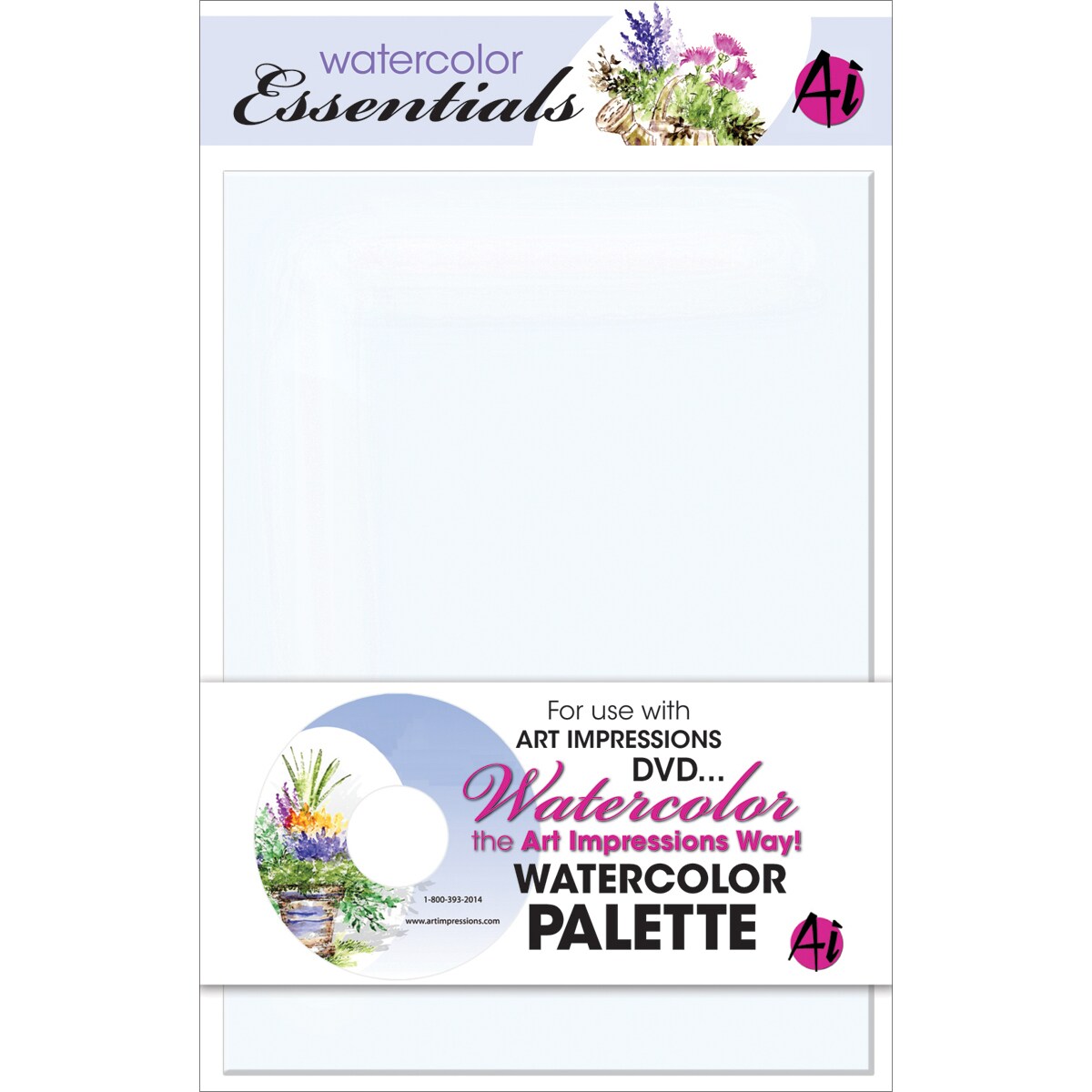 Art Impressions Watercolor Palette 5.75&#x22;X7.75&#x22;