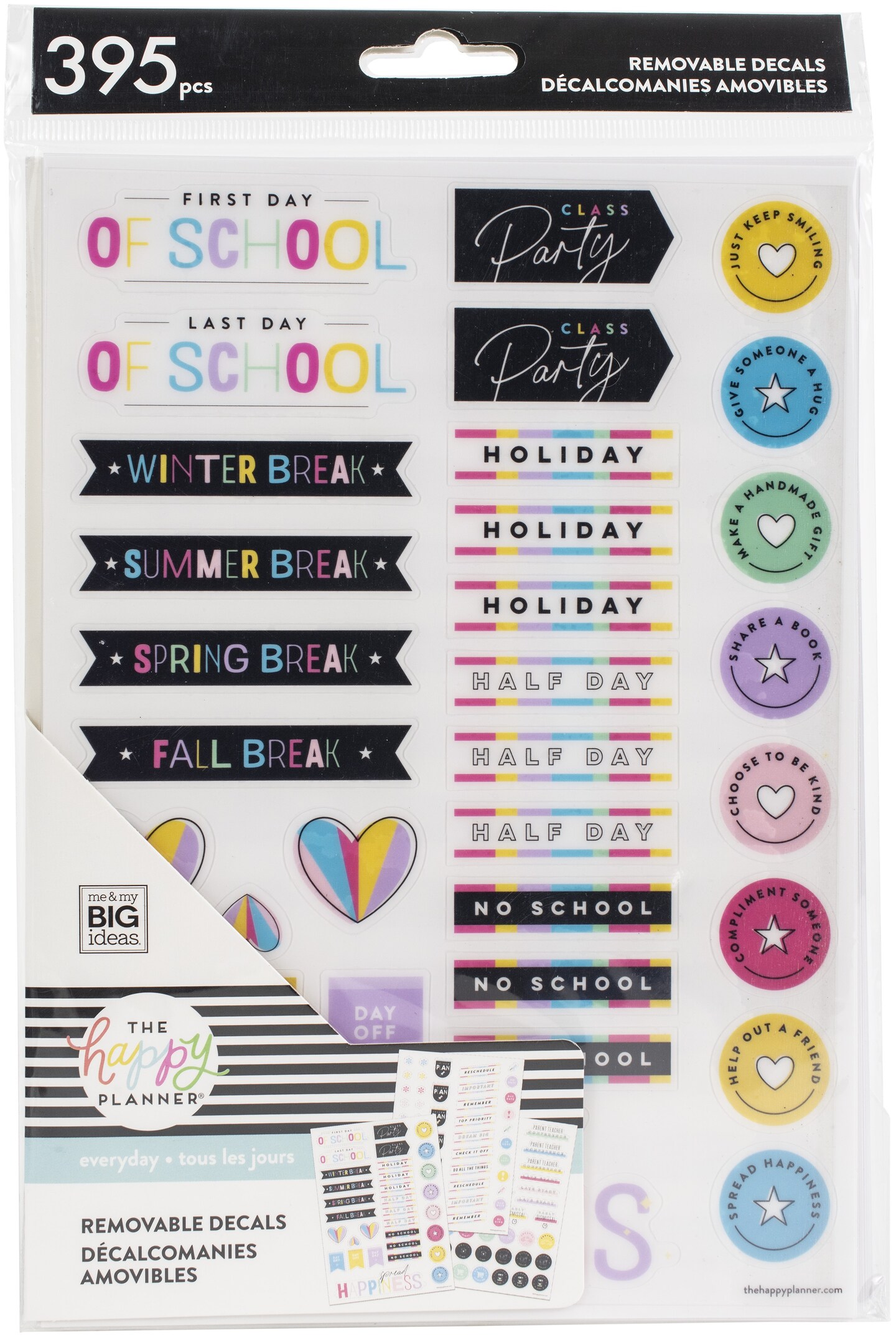Happy Planner Dry Erase Removable Decals Mega Pack 395/Pkg-Happy In Action