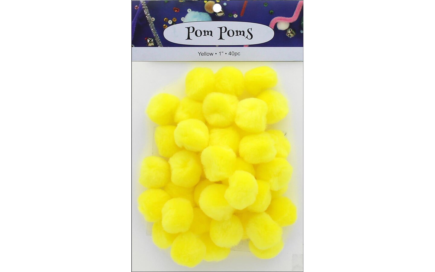 Pom Poms Yellow