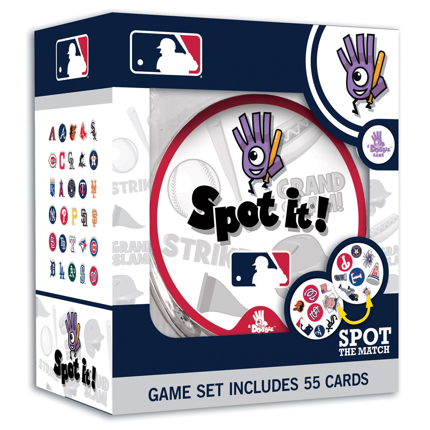 MasterPieces Officially Licensed MLB League-MLB Spot It Game for Kids and  Adults