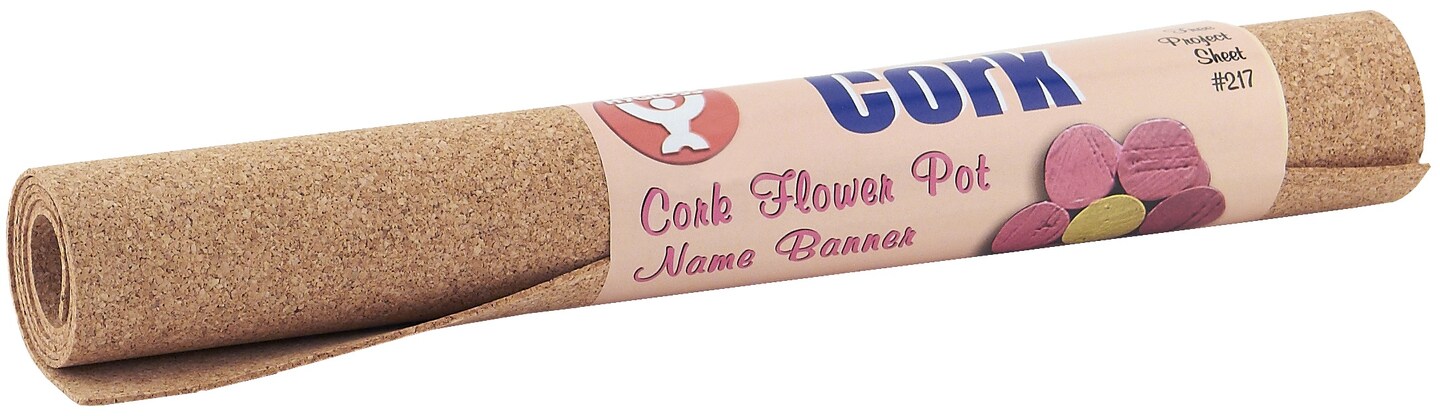 Hygloss Cork Sheets 2mm Thick 12X24 Rolled