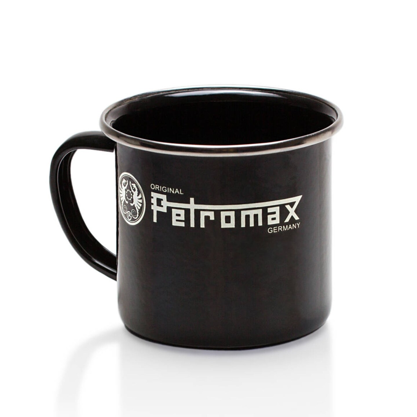 Petromax Steel and Enamel Mug, Lightweight Heat Resistant Traditional Hot or Cold Drinking Cup for Home or Camping