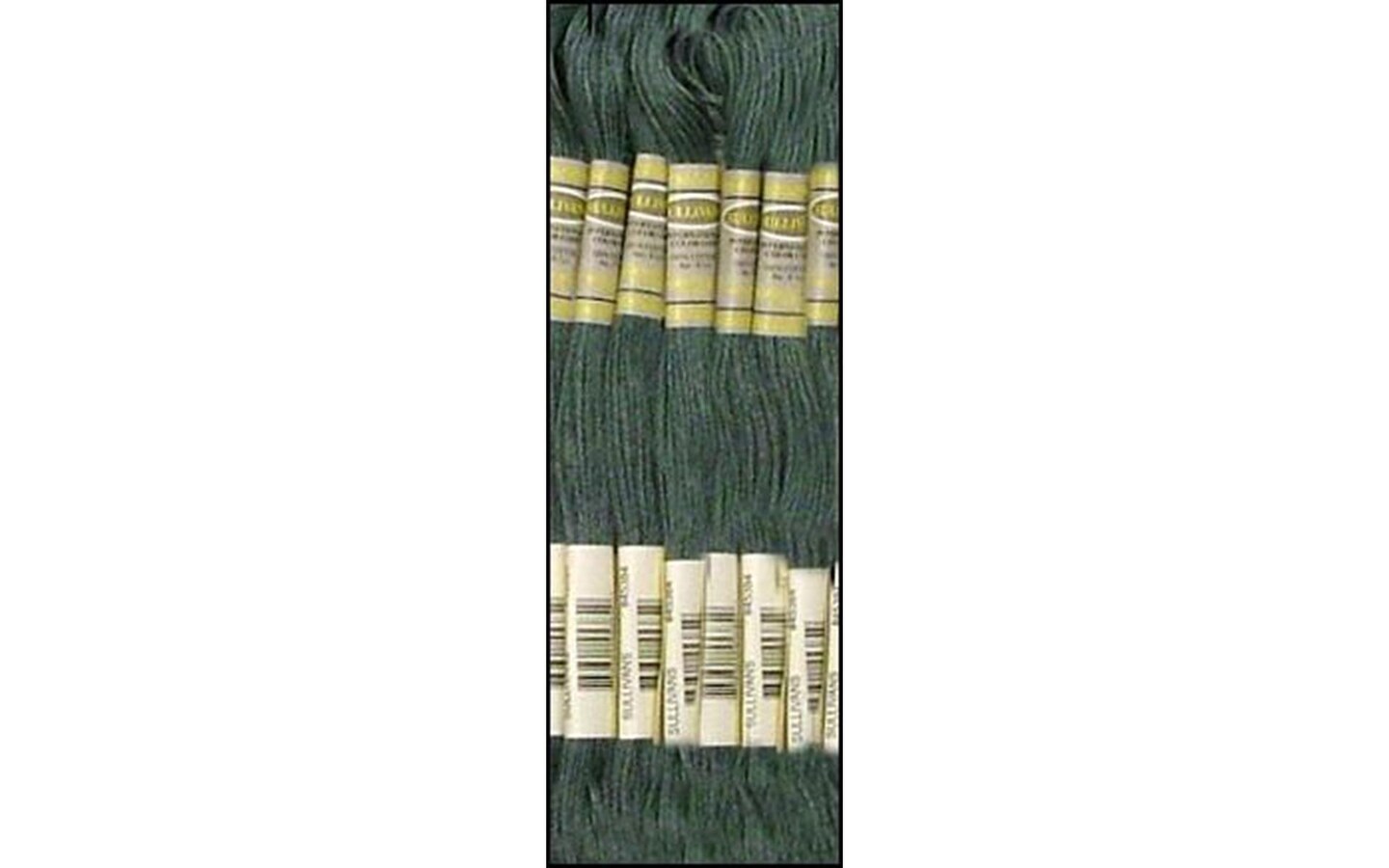 Sullivans Emb Floss 8.7yd Dk Gray Green
