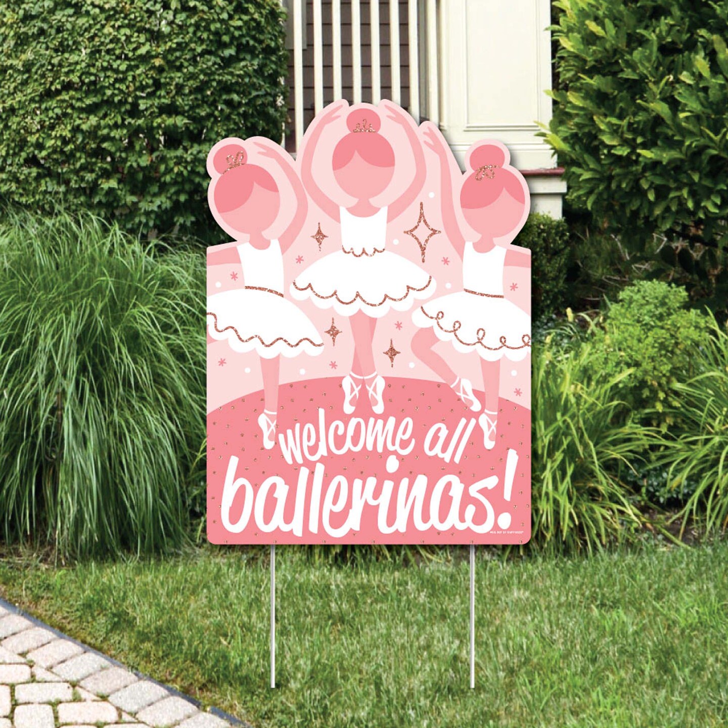 Big Dot of Happiness Tutu Cute Ballerina - Party Decorations - Ballet  Birthday Party or Baby Shower Welcome Yard Sign