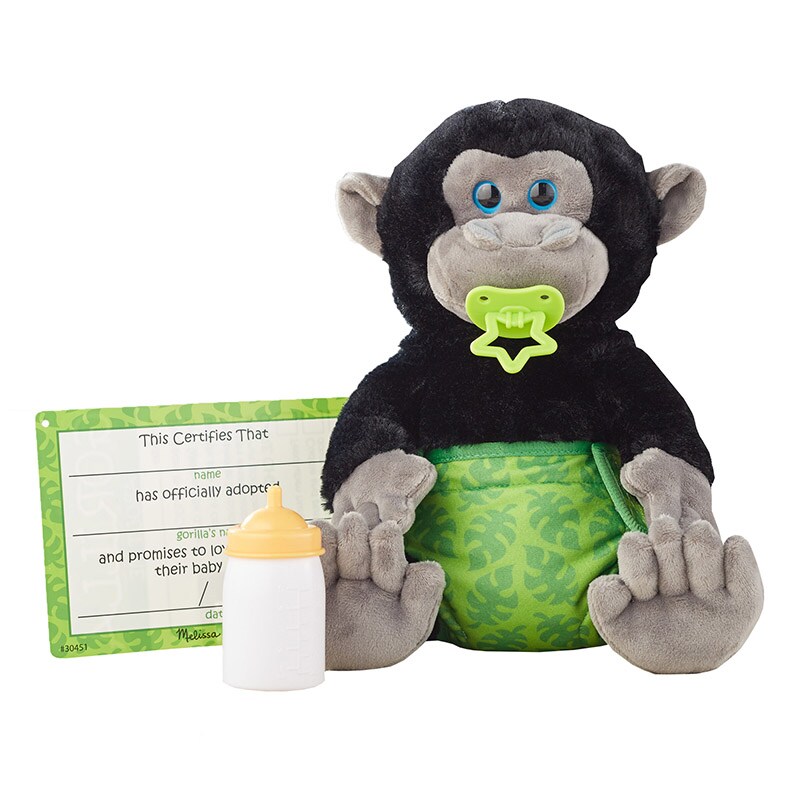 Baby gorilla stuffed deals animal