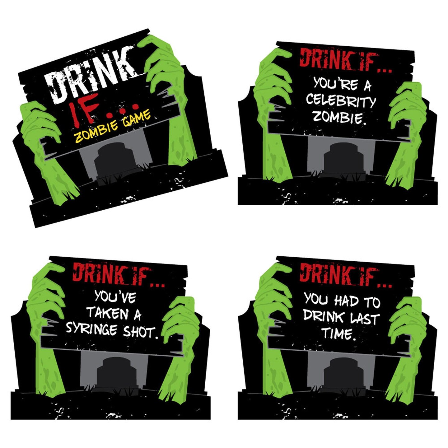 Free Printable Halloween Drink If Game for adults