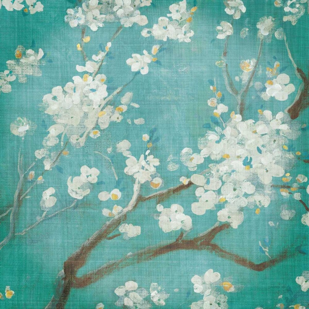 White Cherry Blossoms I Poster Print by Danhui Nai - Item # VARPDX14189