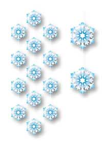 Snowflake Stringer 6.5 Feet