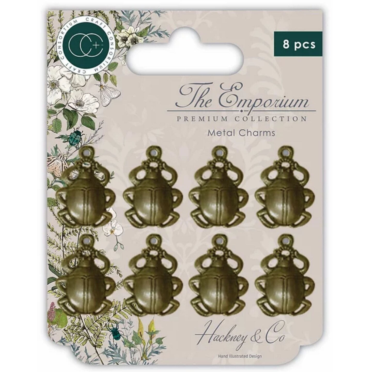 Craft Consortium Metal Charms - The Emporium - Beetles