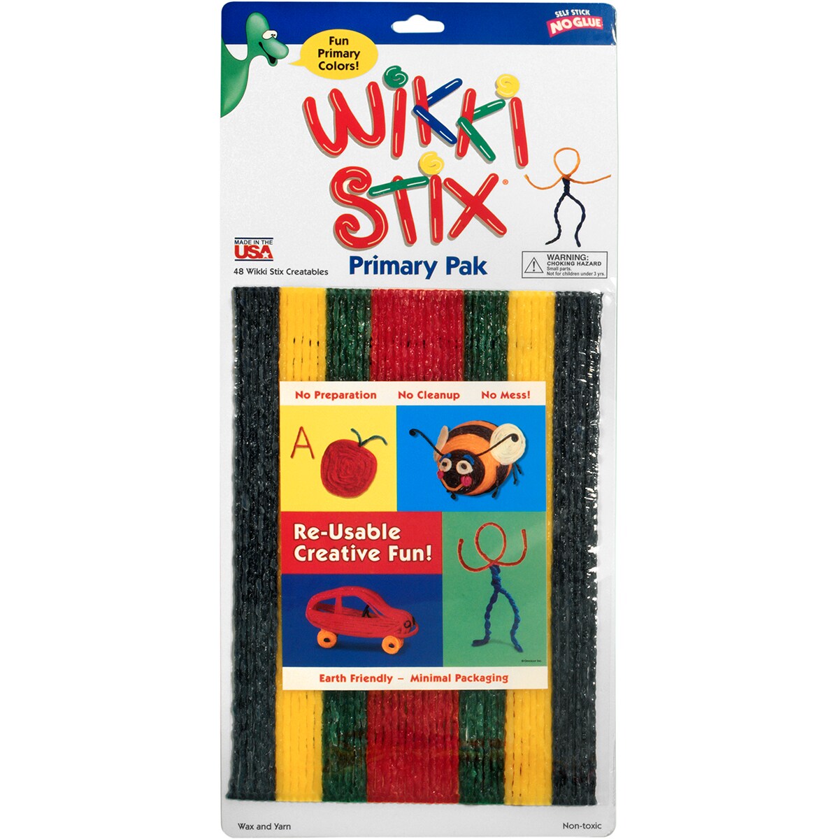 Wikki Stix 8&#x22; 48/Pkg-Primary