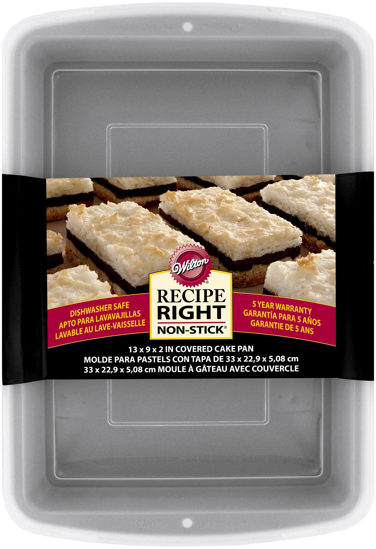 Wilton Recipe Right Covered Cake Pan-13&#x22;X9&#x22;