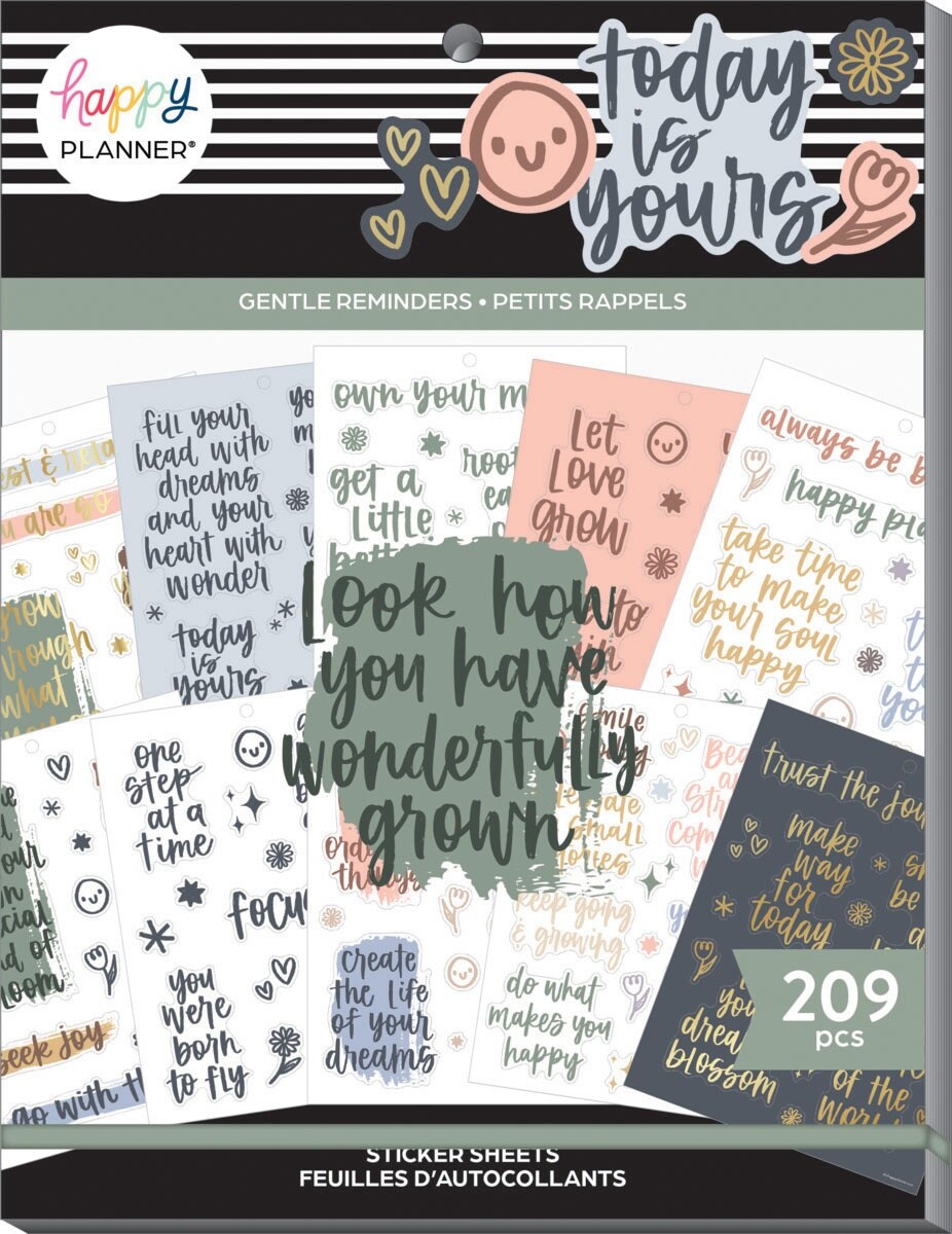 Happy Planner Large Sticker Value Pack Gentle Reminders Michaels Happy Planner Large Sticker Value Pack Gentle Reminders Michaels