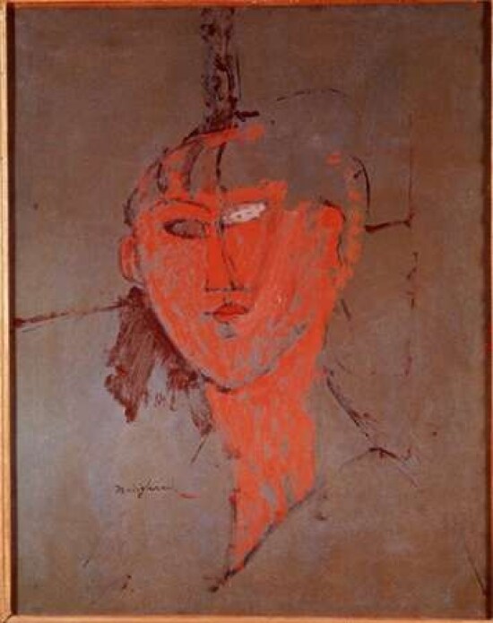 The Red Head Poster Print by  Amedeo Modigliani - Item # VARPDX278602
