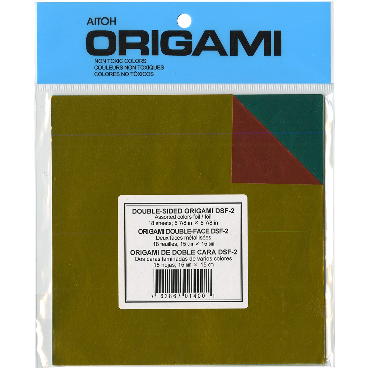 Aitoh DoubleSided Foil Origami Paper