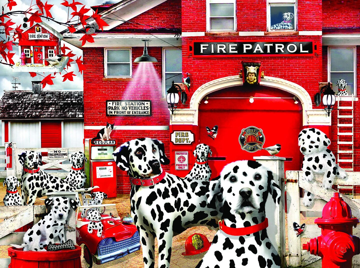 Sunsout Dalmatian Station 1000 pc   Jigsaw Puzzle 35145