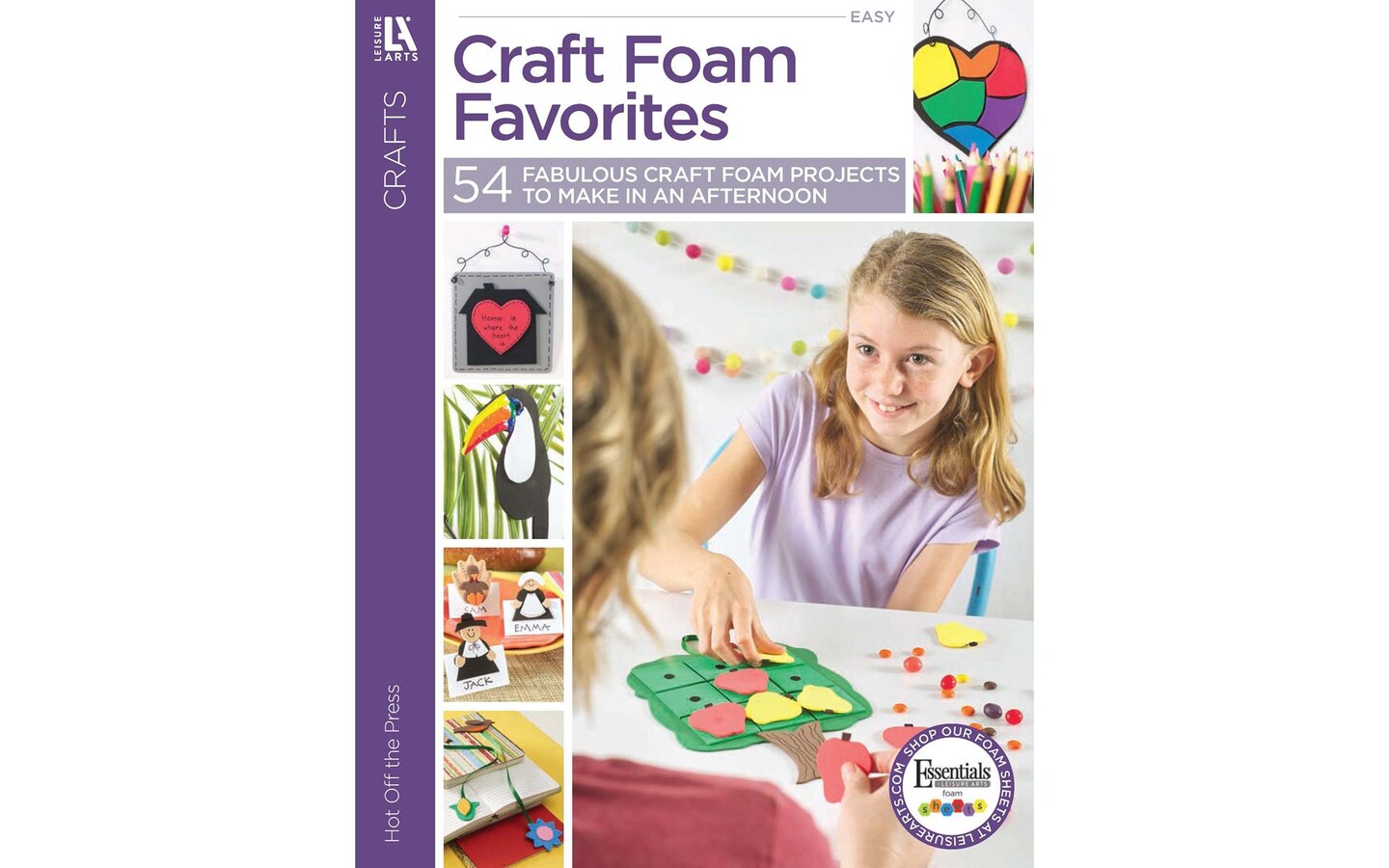 Leisure Arts Craft Foam Favorites Crafting Book