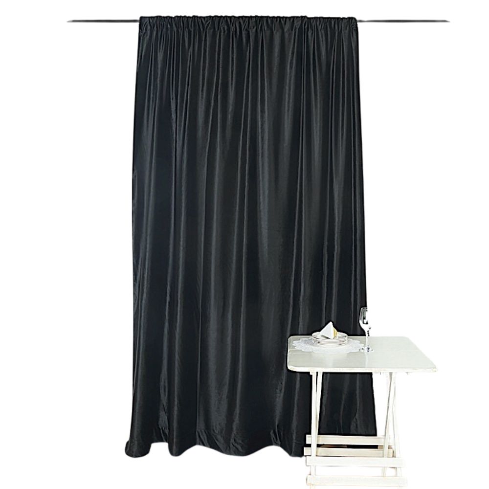 Luxurious 8x8ft Velvet Backdrop Curtain