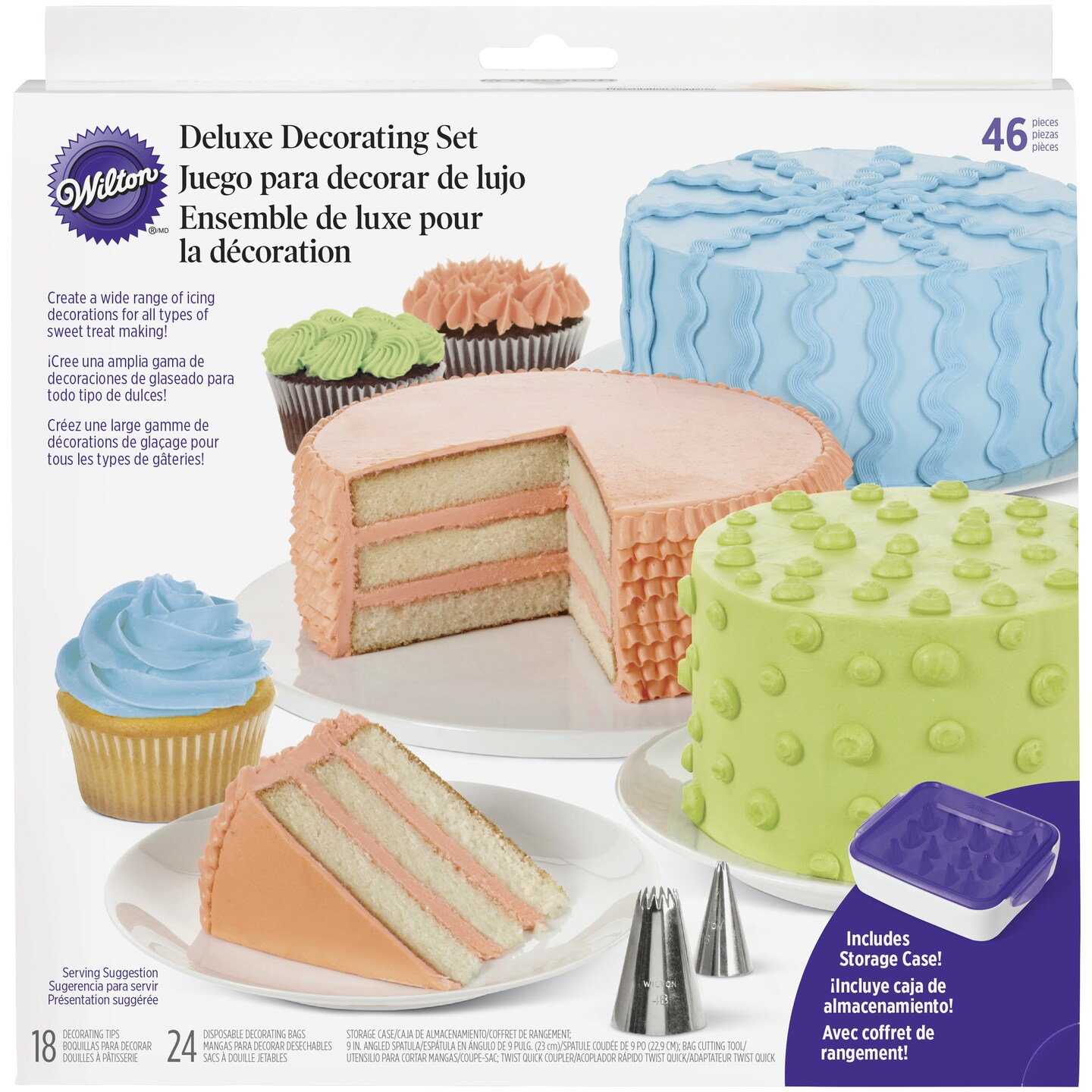 Wilton Deluxe Cake Decorating Set 46Pcs- | Michaels