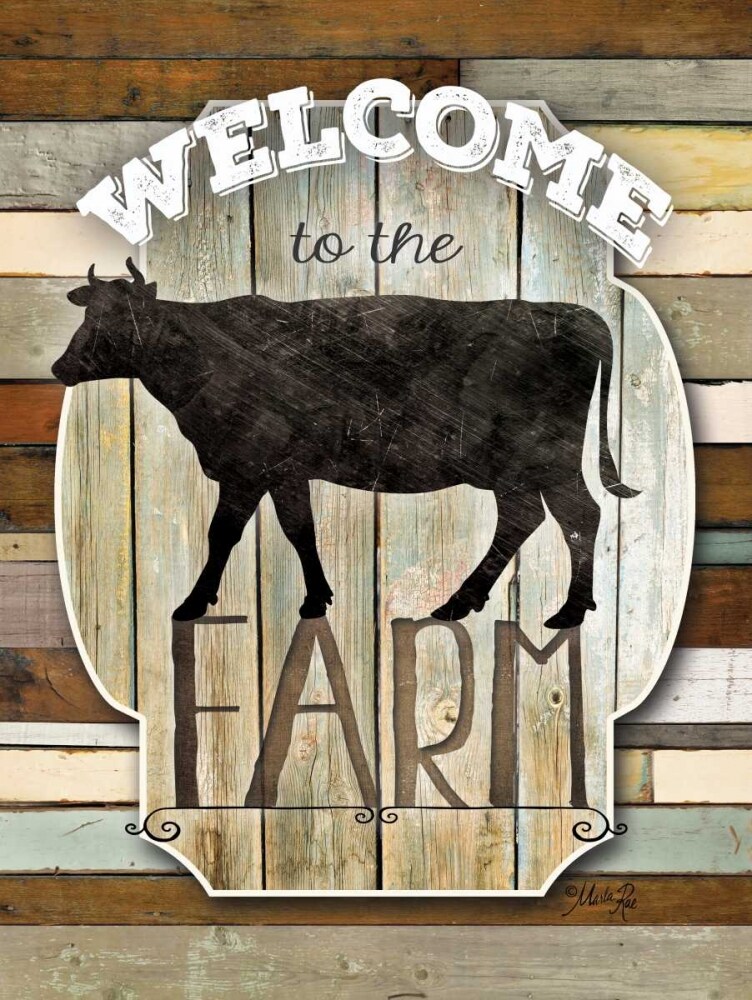Welcome to the Farm Poster Print by Marla Rae - Item # VARPDXMA2117A