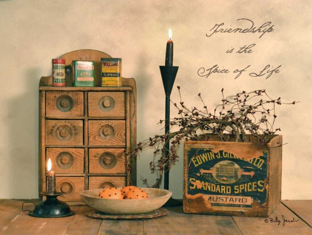 Friendship is the Spice of Life Poster Print by Billy Jacobs - Item # VARPDXBJ1108
