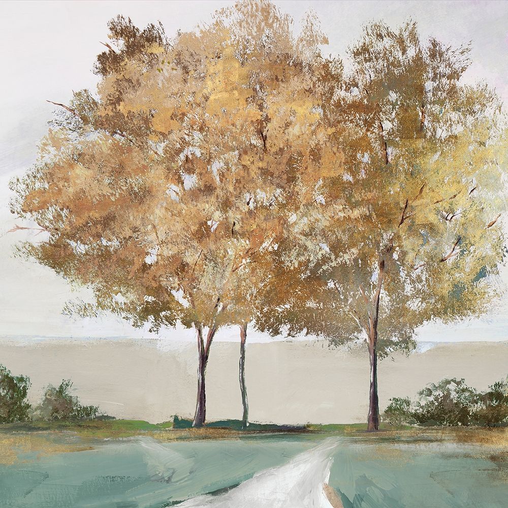 Golden Forest Shimmer Poster Print by Isabelle Z Isabelle Z # EZ704A