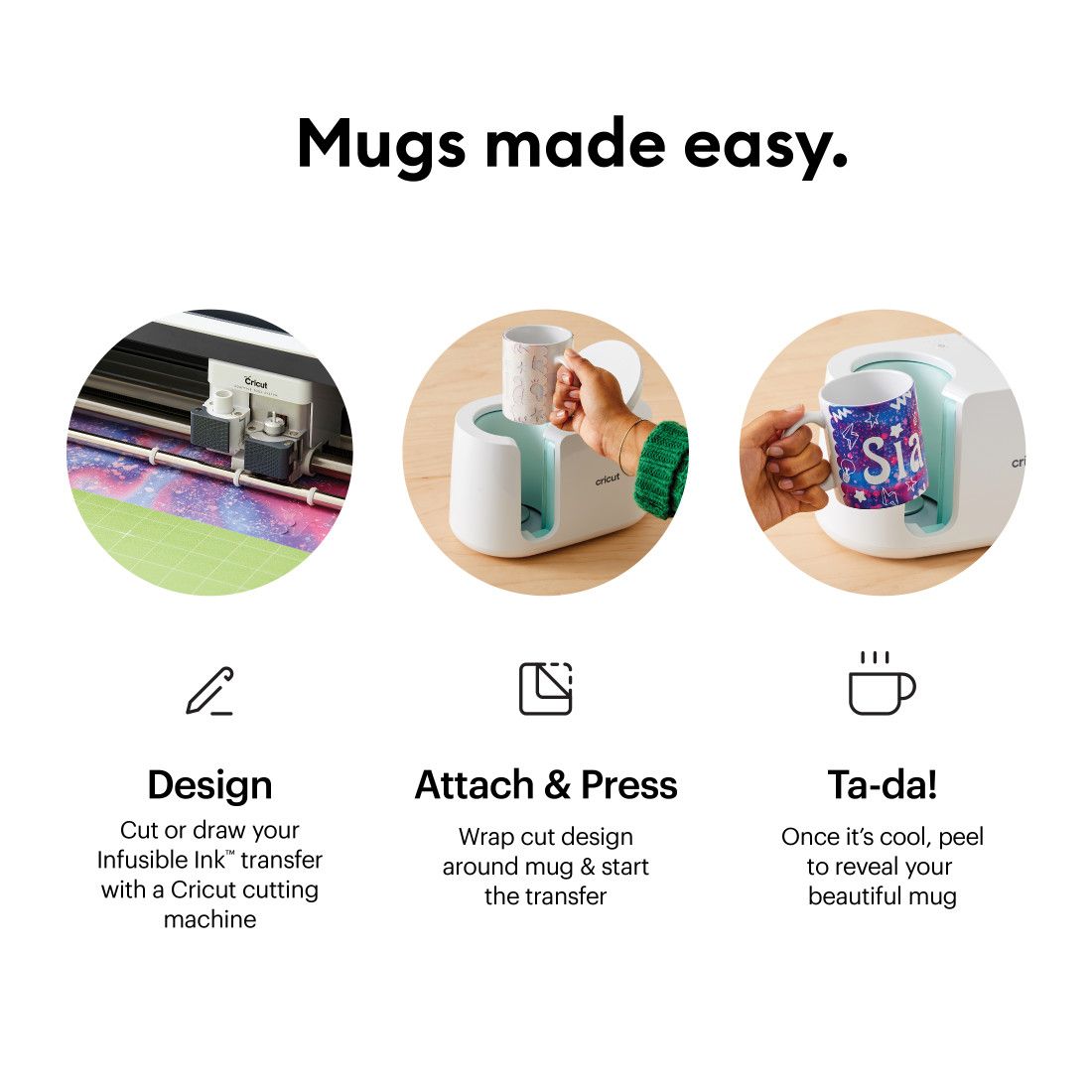 Cricut Mug Press™ + Everything Materials Bundle