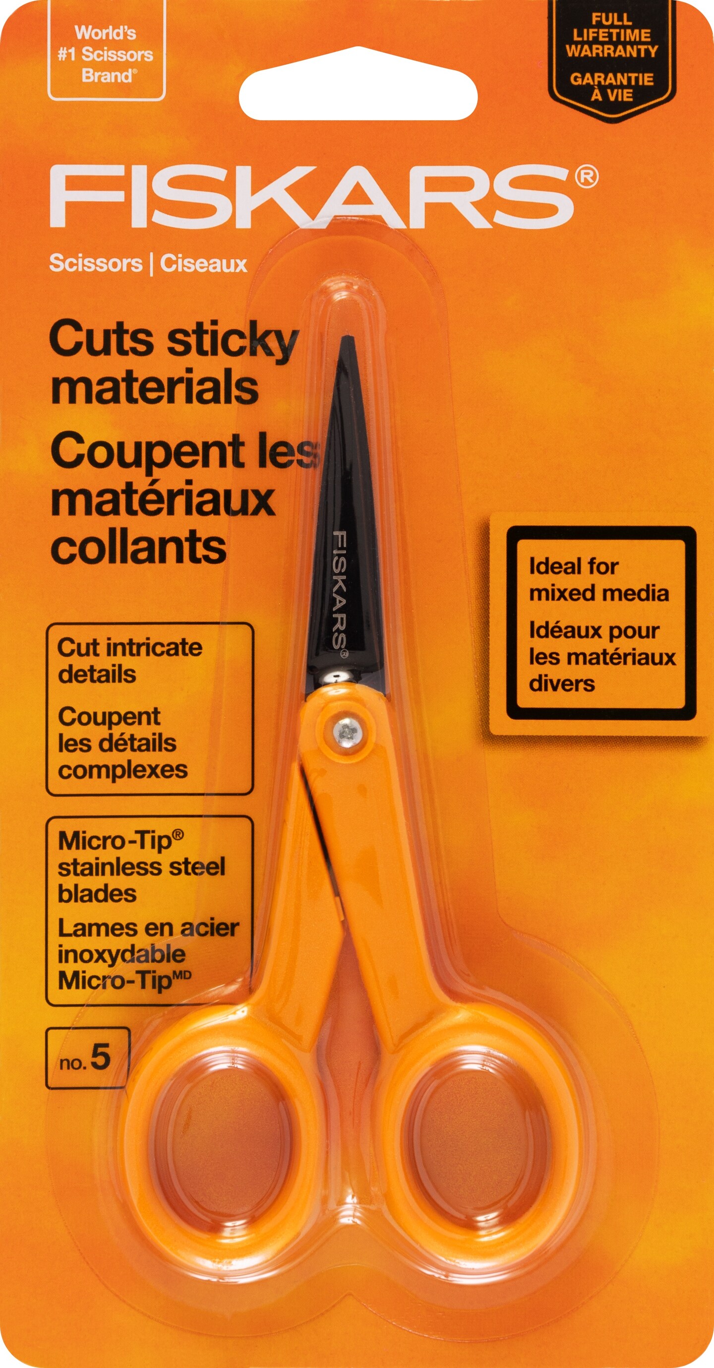 Fiskars Non-Stick Scissors No. 5 - MICA Store