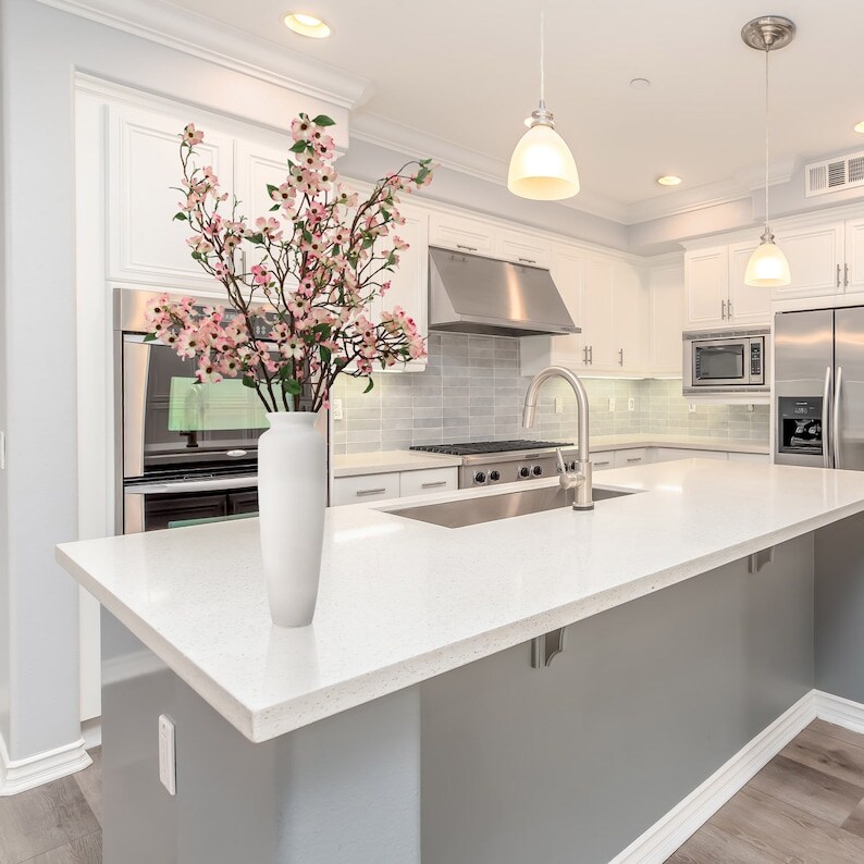 50" Silk Dogwood Branch 2-Pack – Lifelike Pink Faux Floral Decor for Home, Weddings & Events