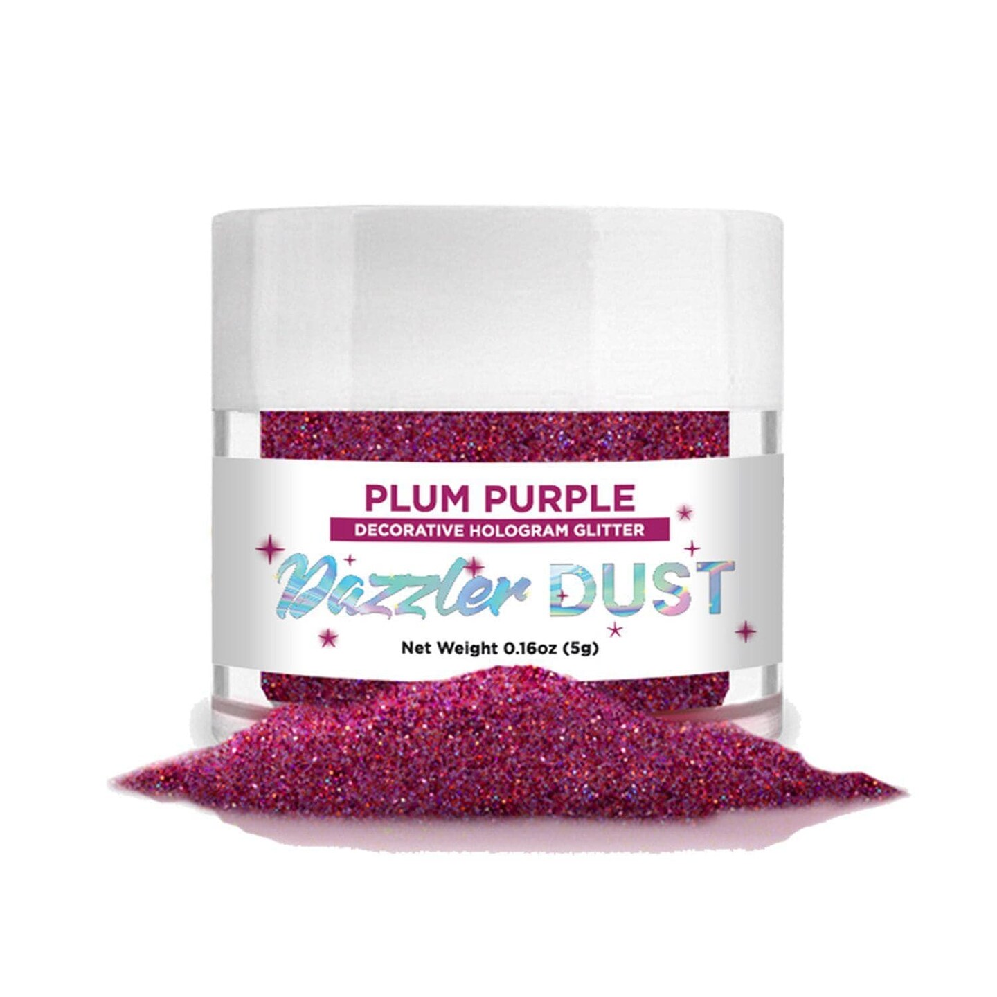 Plum Purple Dazzler Dust&#xAE; 5 Gram Jar