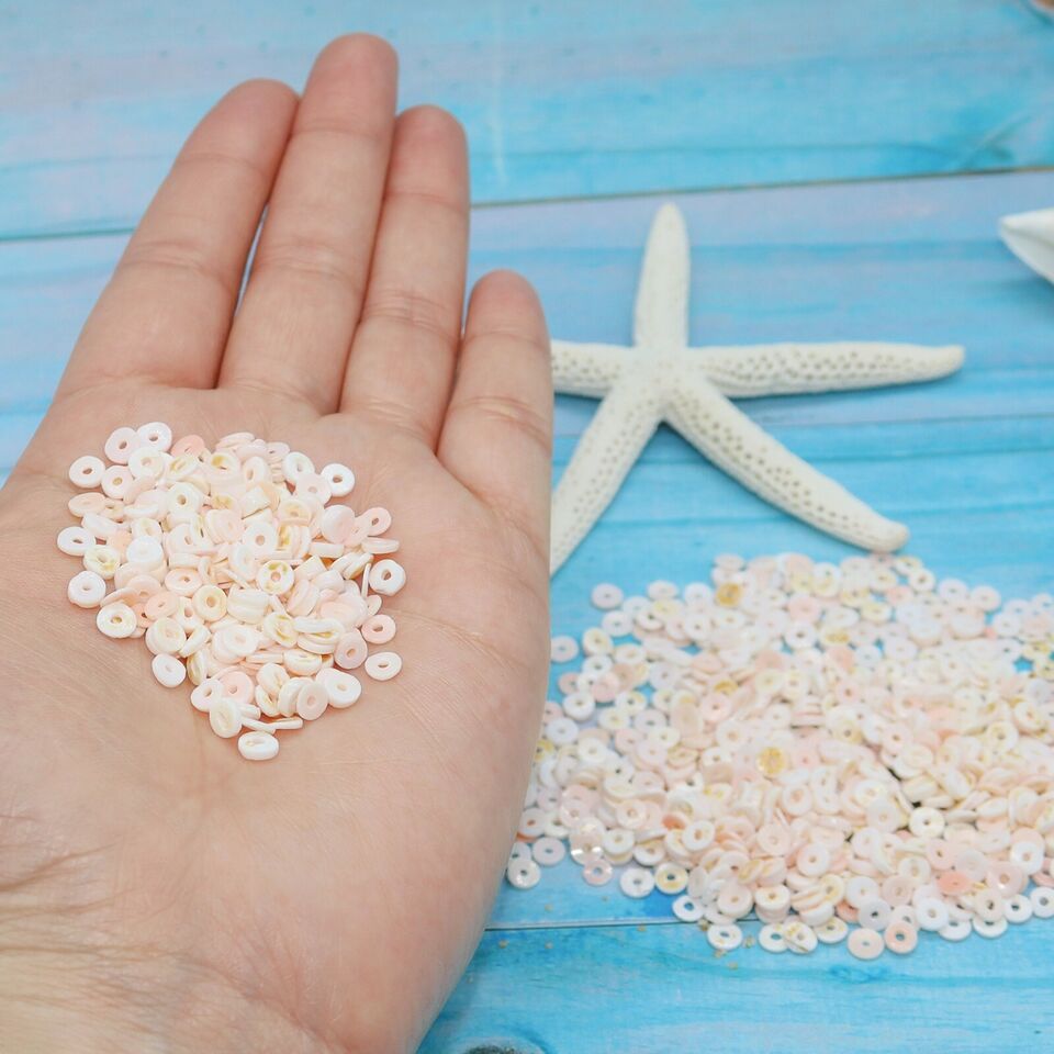 Pink Heishi Beads for Jewelry Making