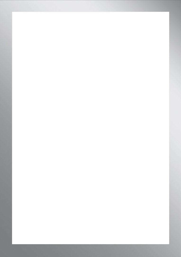 Great Papers! Flat Card Invitation and Envelopes, Metallic Silver Border, 5.5" x 7.75", Printer Compatible, 20 Invitations/20 Envelopes