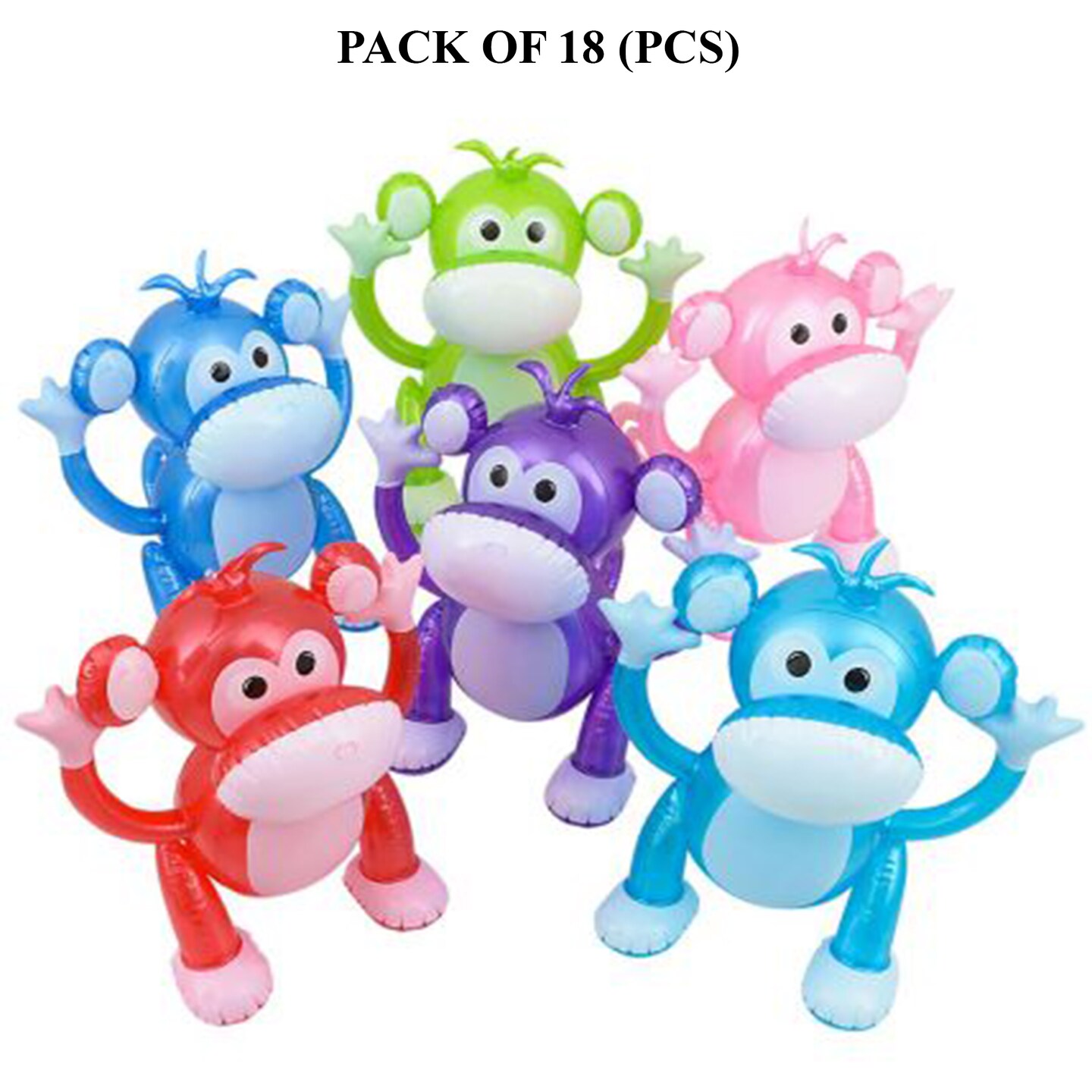 Inflatable Monkey Assorted Colors /MINA | Michaels