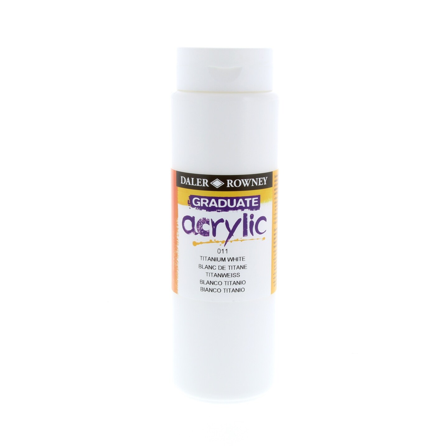 Daler Rowney : Graduate Acrylic Paint : 120ml : Titanium White