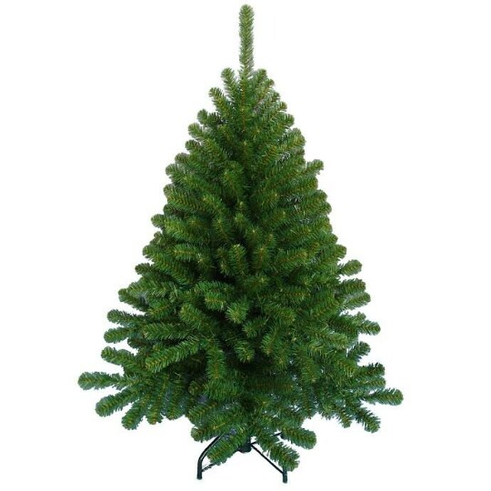 Artificial Northern Spruce Tree with Metal Stand | 4.5-Foot | Indoor/Outdoor Use | Christmas Trees | Home &#x26; Office Decor