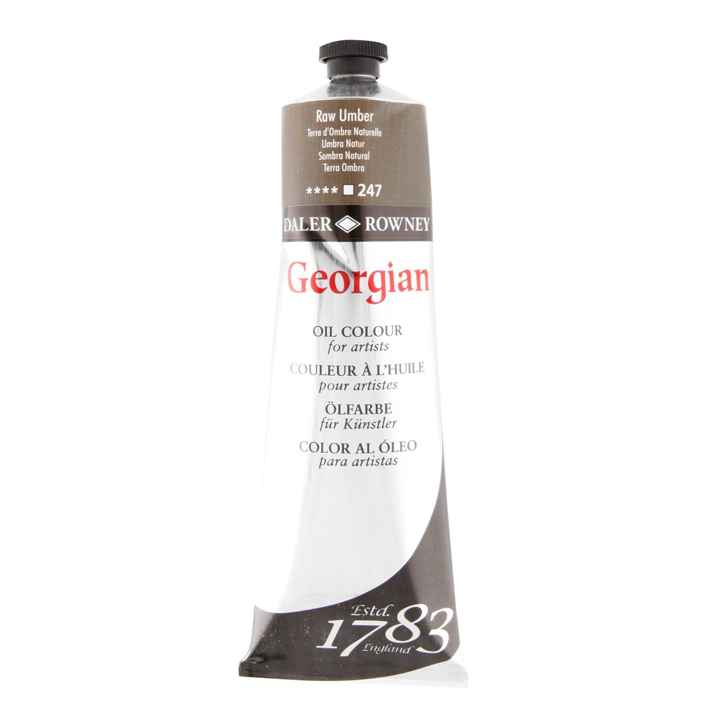 Daler-Rowney Georgian Oil Color, 225ml, Raw Umber