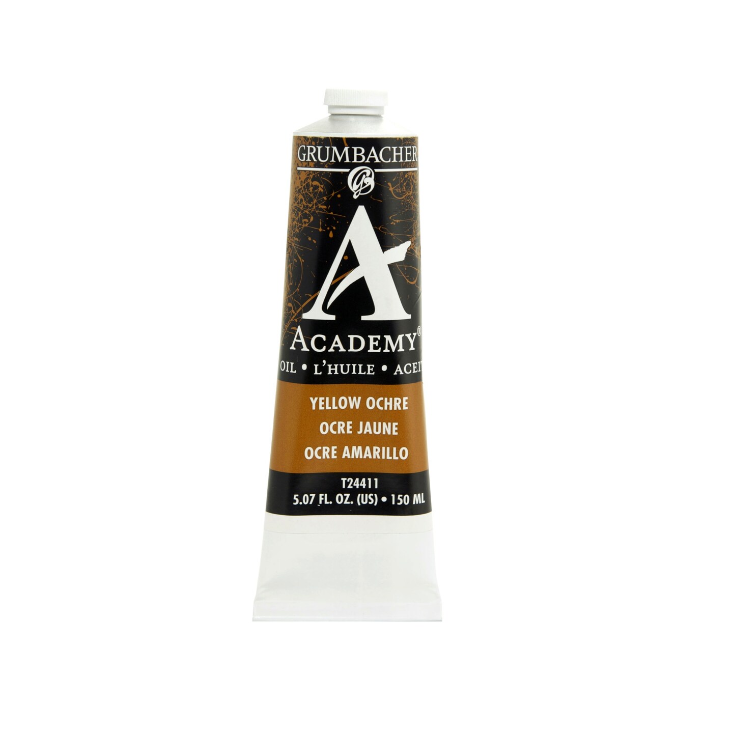 Grumbacher Academy Oil Paint, 150 ml/5.07 oz, Yellow Ochre Michaels