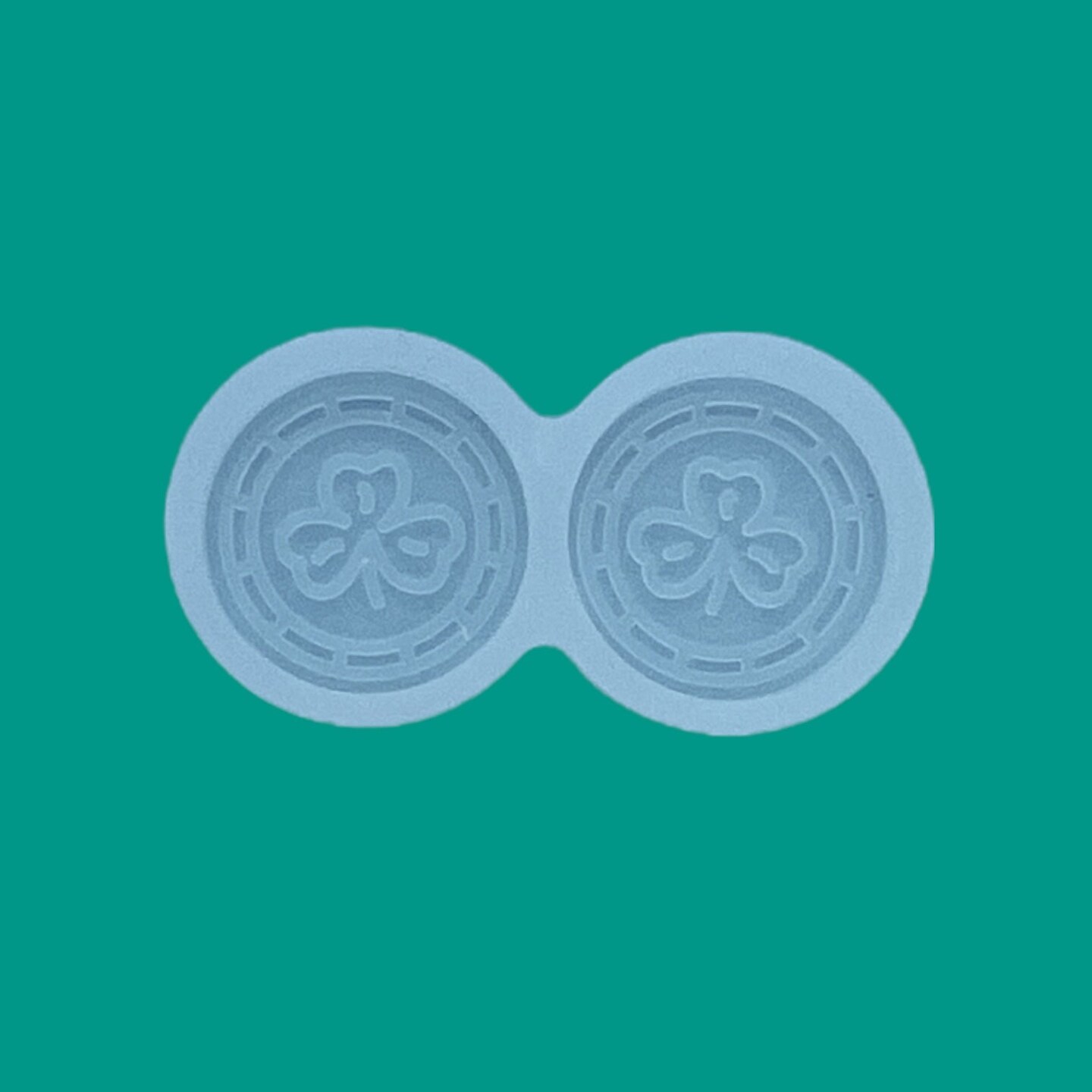 Shamrock Clover Stud Earring Mold for UV Resin and Epoxy Resin