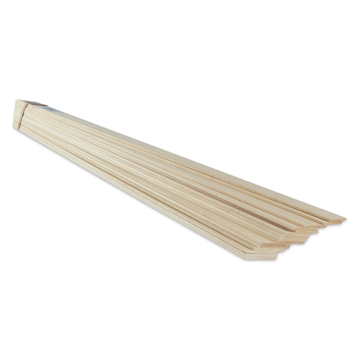 Midwest Products Genuine Basswood Sheets 1/8" x 2" x 24", 15 Pieces