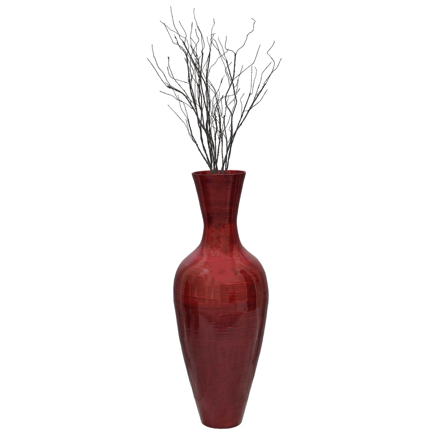 Uniquewise Tall Floor Vase, 37 Inch Bamboo Vase, Modern Vase for Dining ...