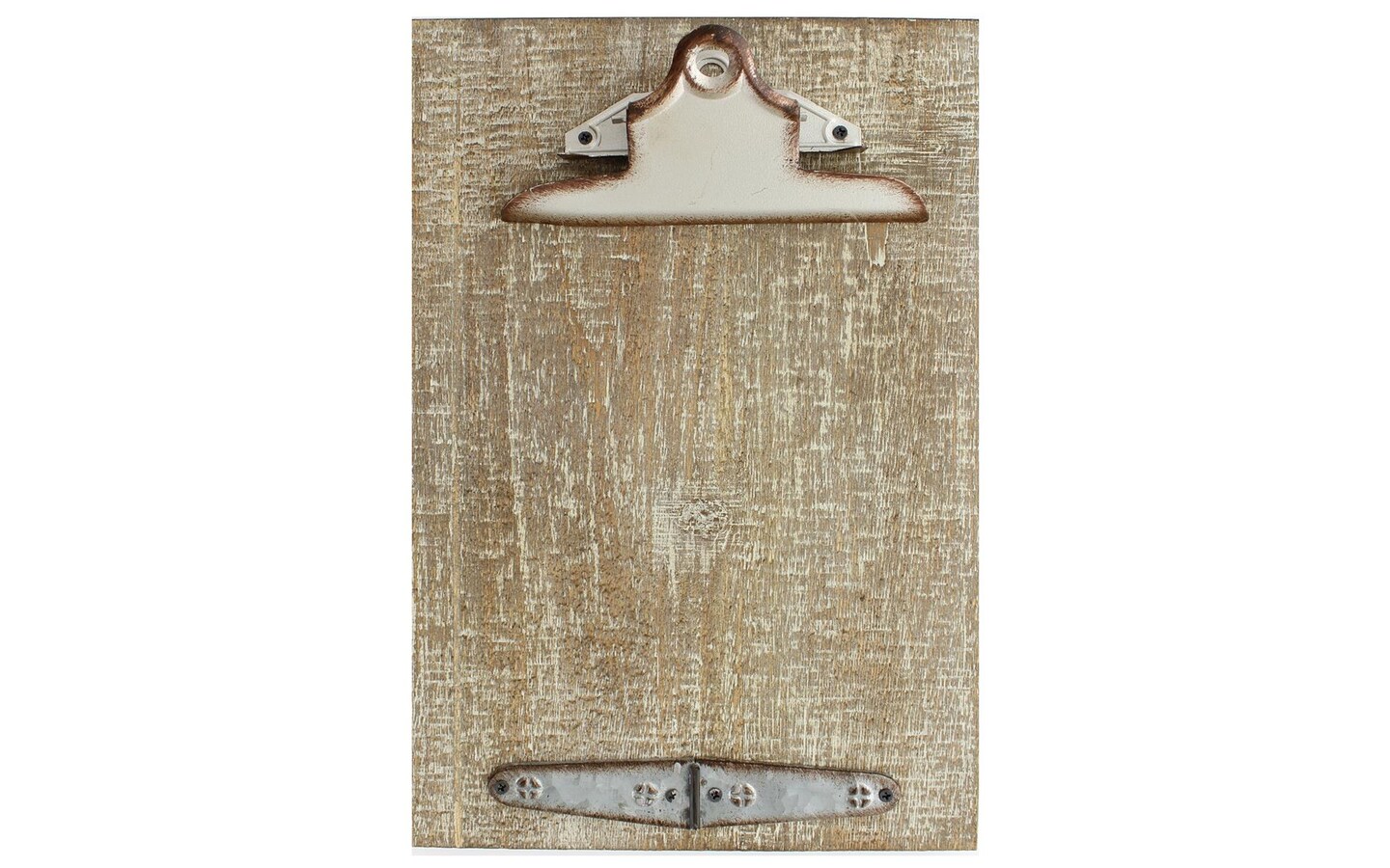 SPC Wall Art Wood Clipboard With Hinge 12&#x22; DistWht