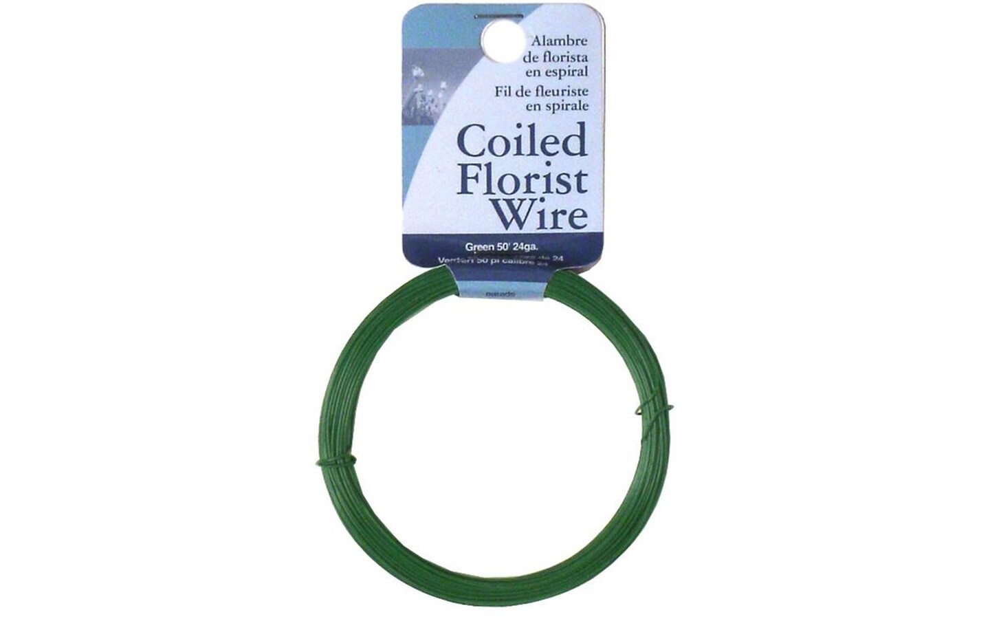 Panacea Coil Wire Pkg 50' 24 Ga Green