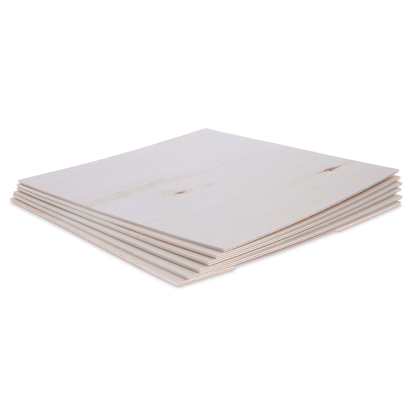 Midwest Products Aspen Birch Plywood 1/10" x 12" x 12", Pkg of 6