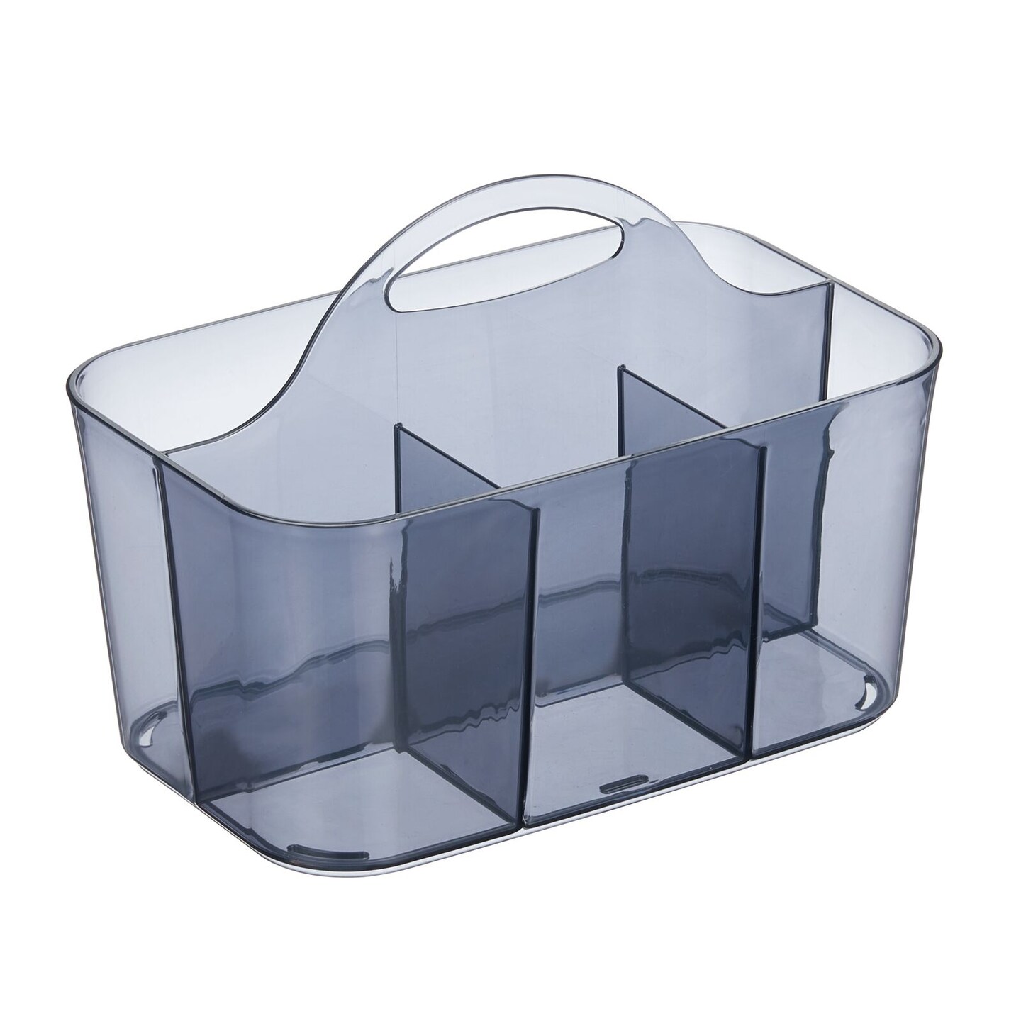 mDesign Plastic Storage Caddy Tote for Sewing & Craft Supplies, Small
