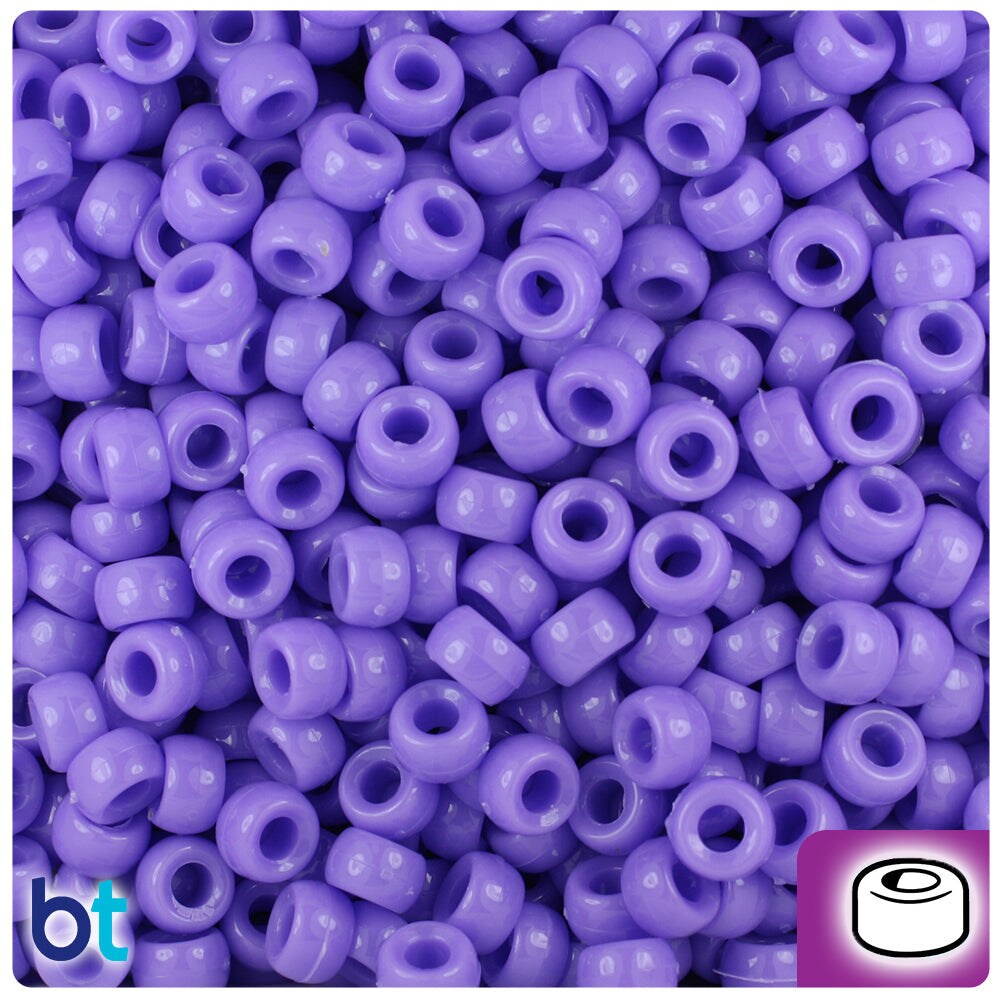 Small Purple Lilac Beads for Bracelet, Purple Mini Kandi Beads, Purple