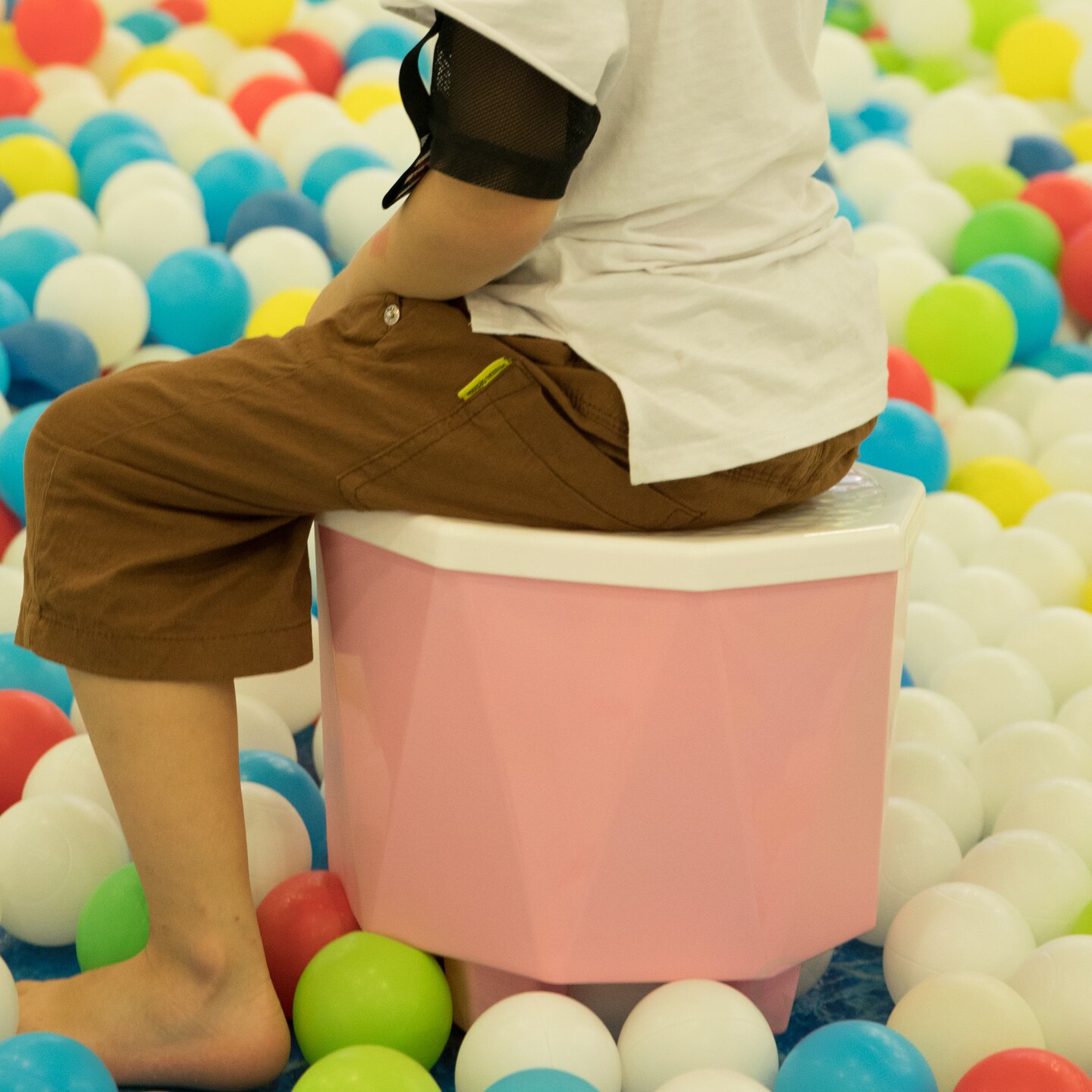 Plastic 2 in 1 Storage Step Stool